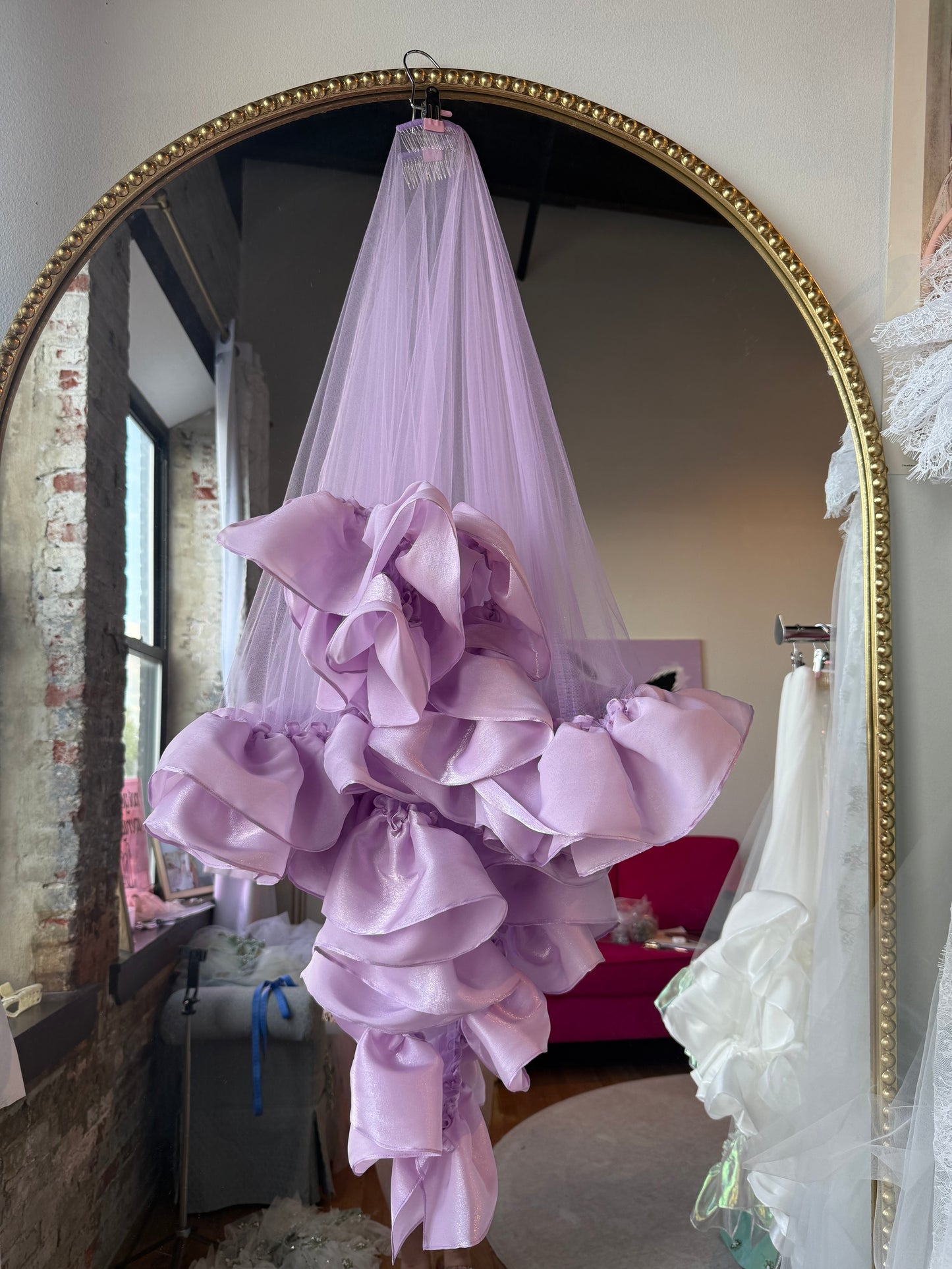 Satin Sweetheart Veil