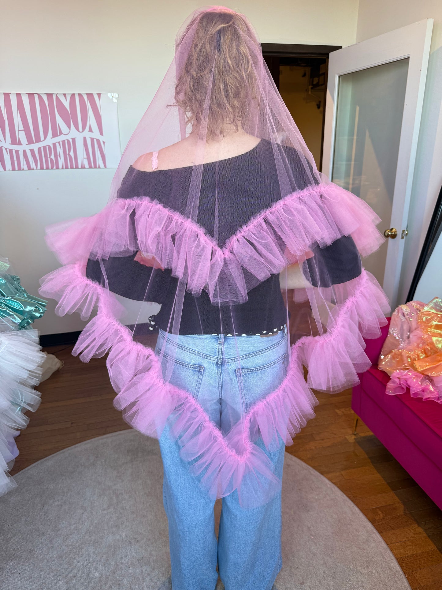 All Tulle Sweetheart Veill