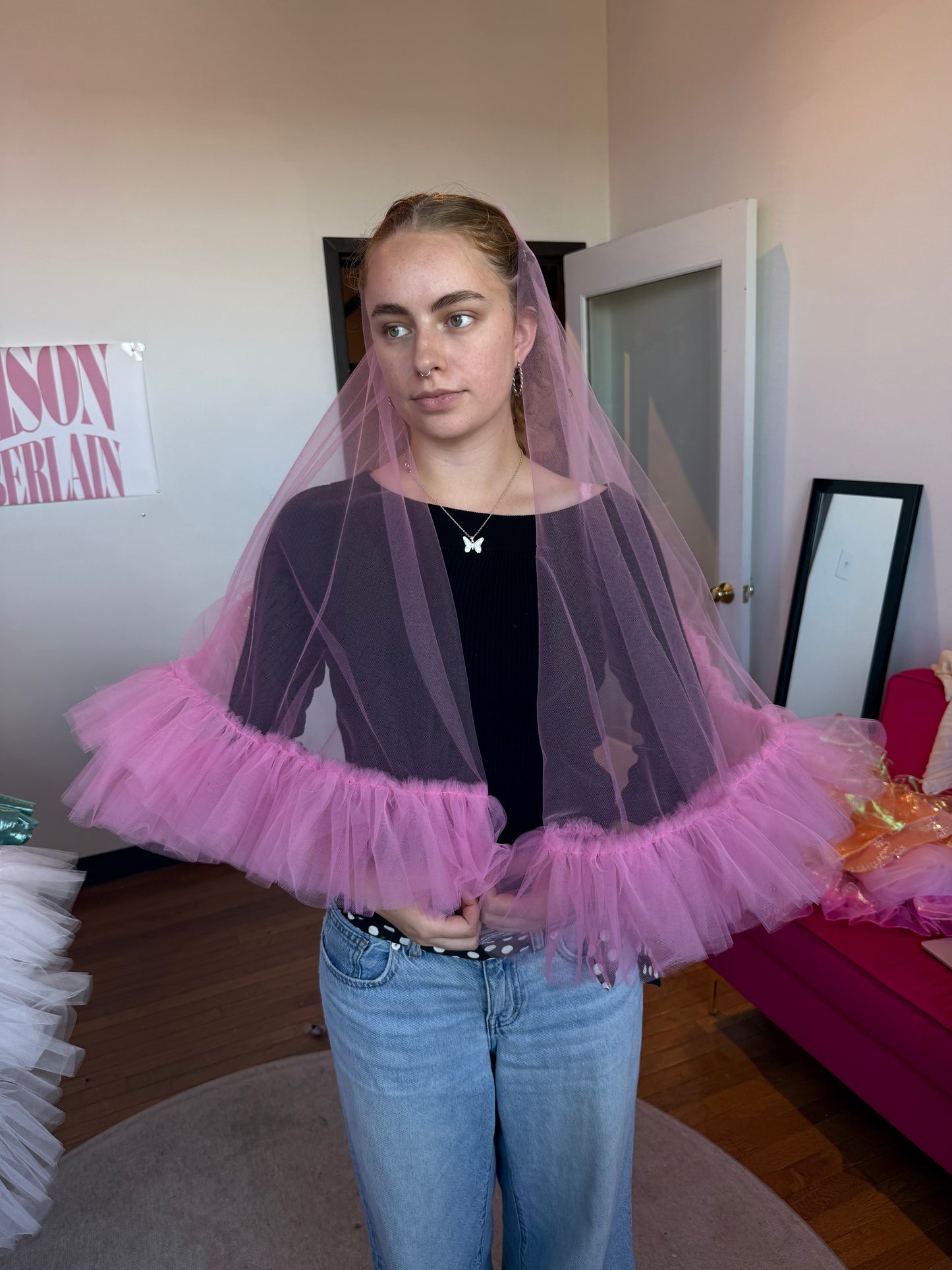 All Tulle Sweetheart Veill
