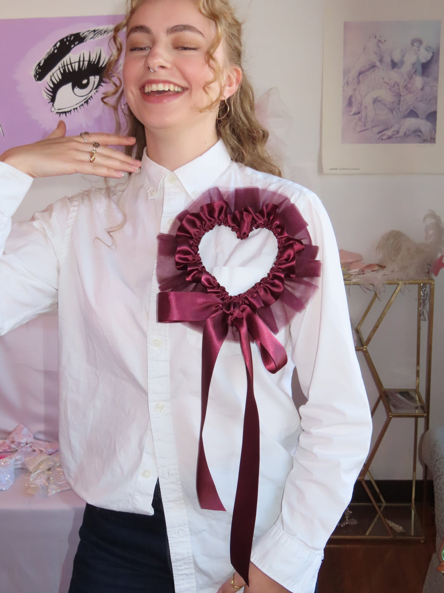 Merlot Heart Halo