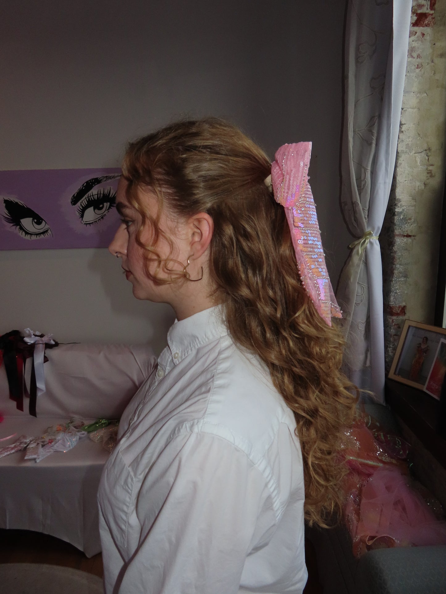 Pink Aura Bow