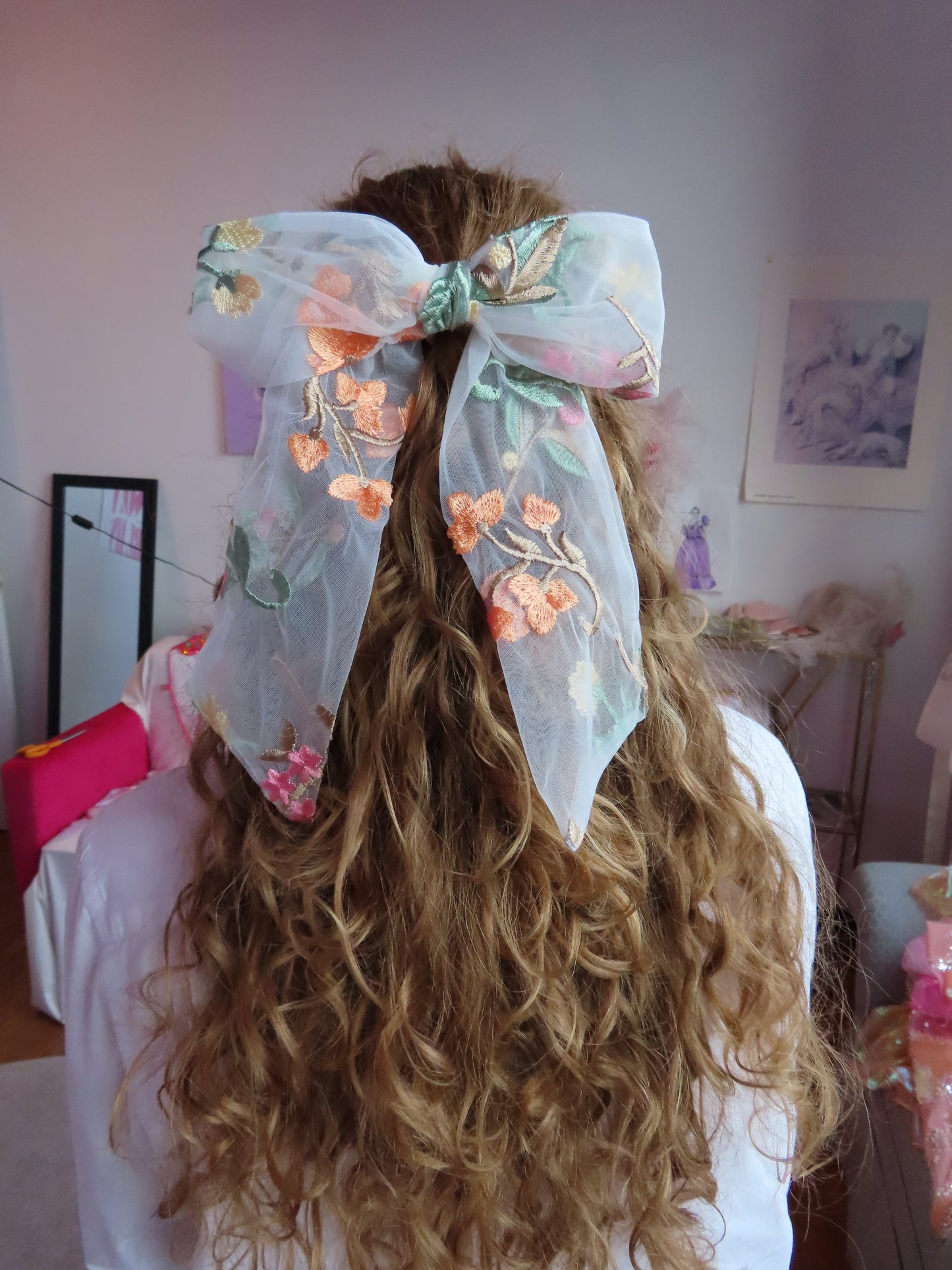 Embroidered Bow