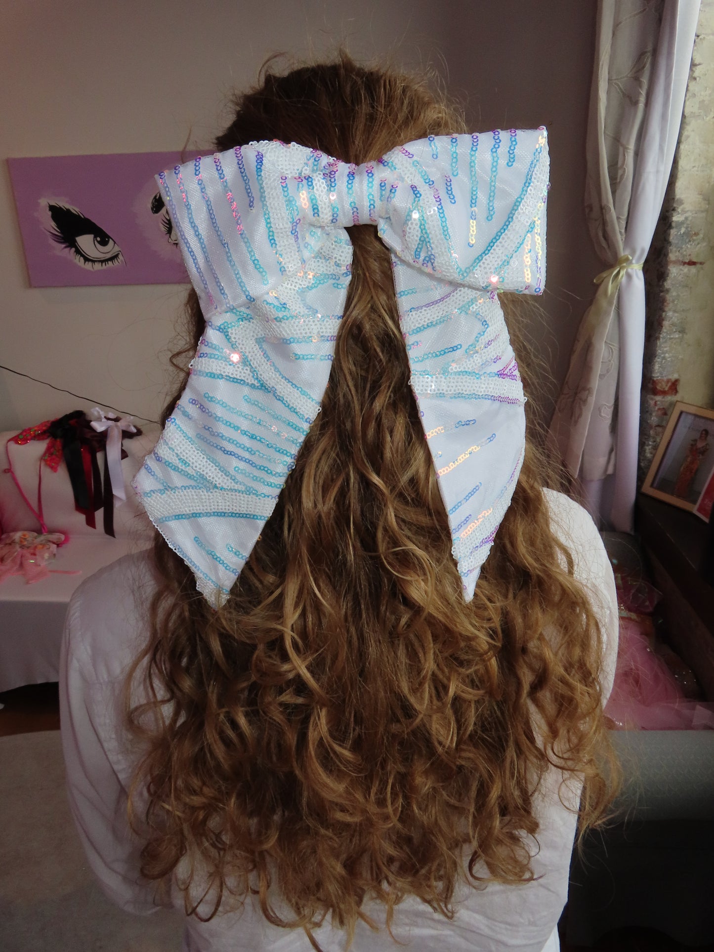 White Pixie Dust Bow