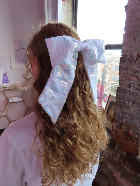 White Pixie Dust Bow