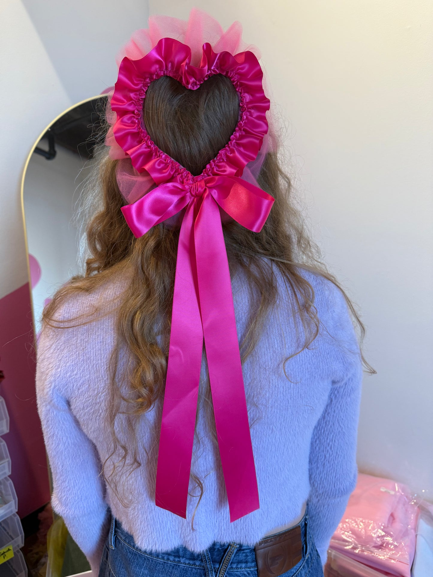 Hot Pink Heart Halo