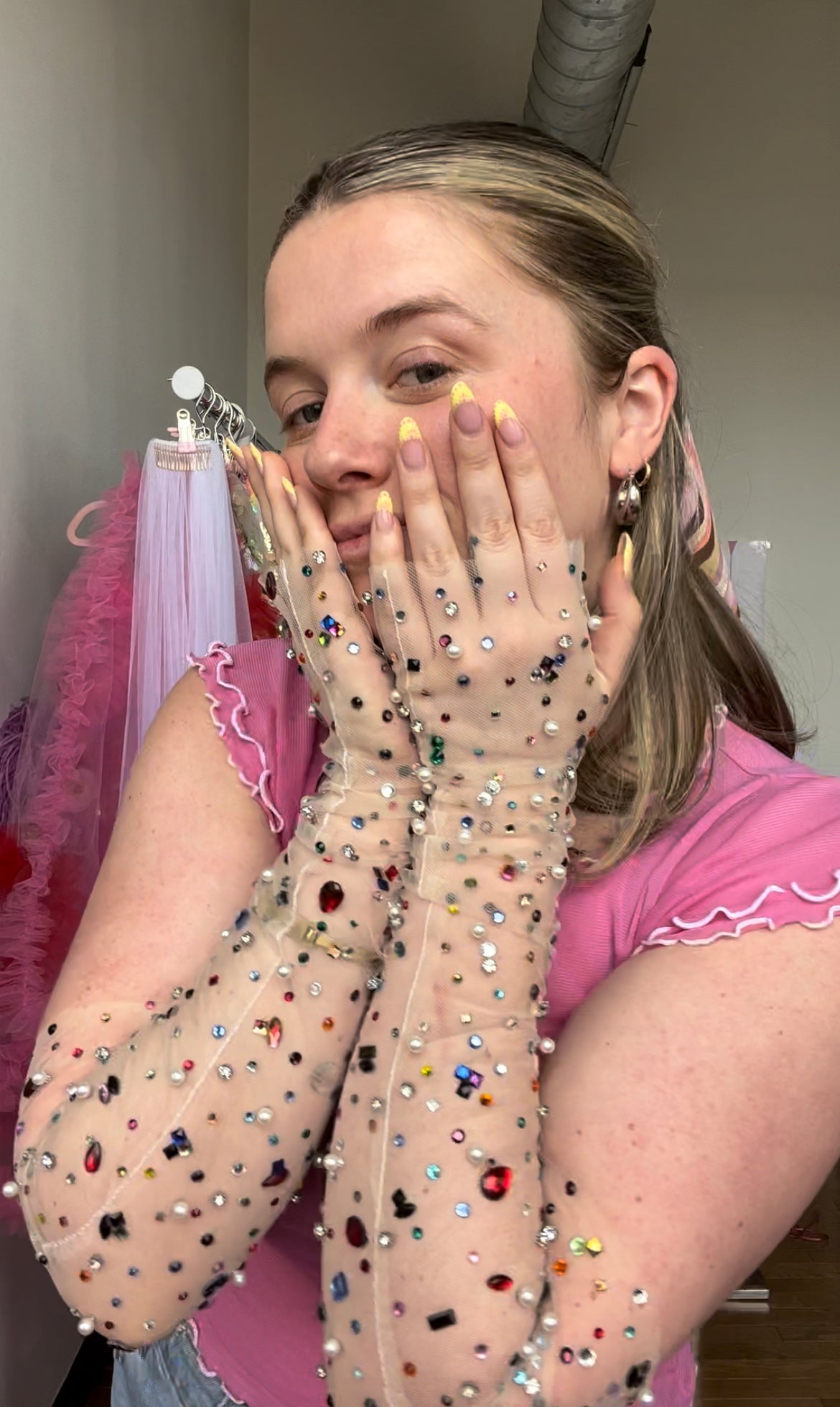 Bejeweled Gloves