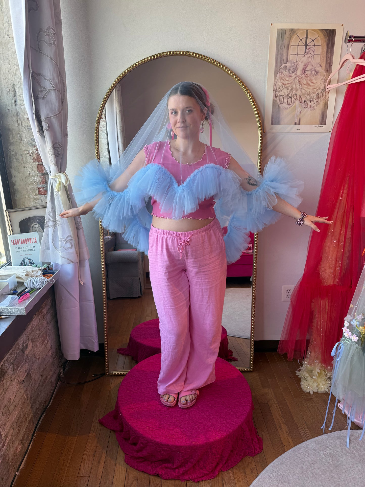 All Tulle Sweetheart Veil