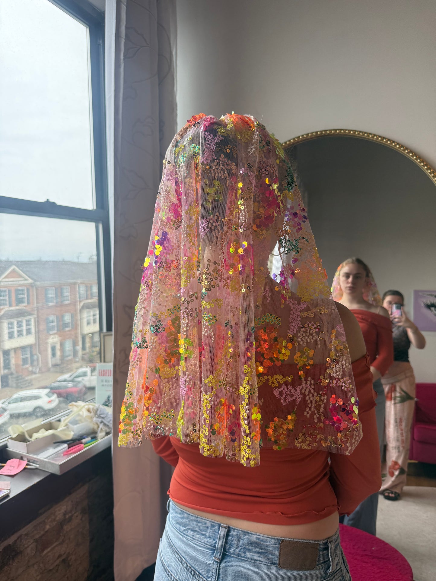 Ready to ship Lucky Star Veil Shoulder Length