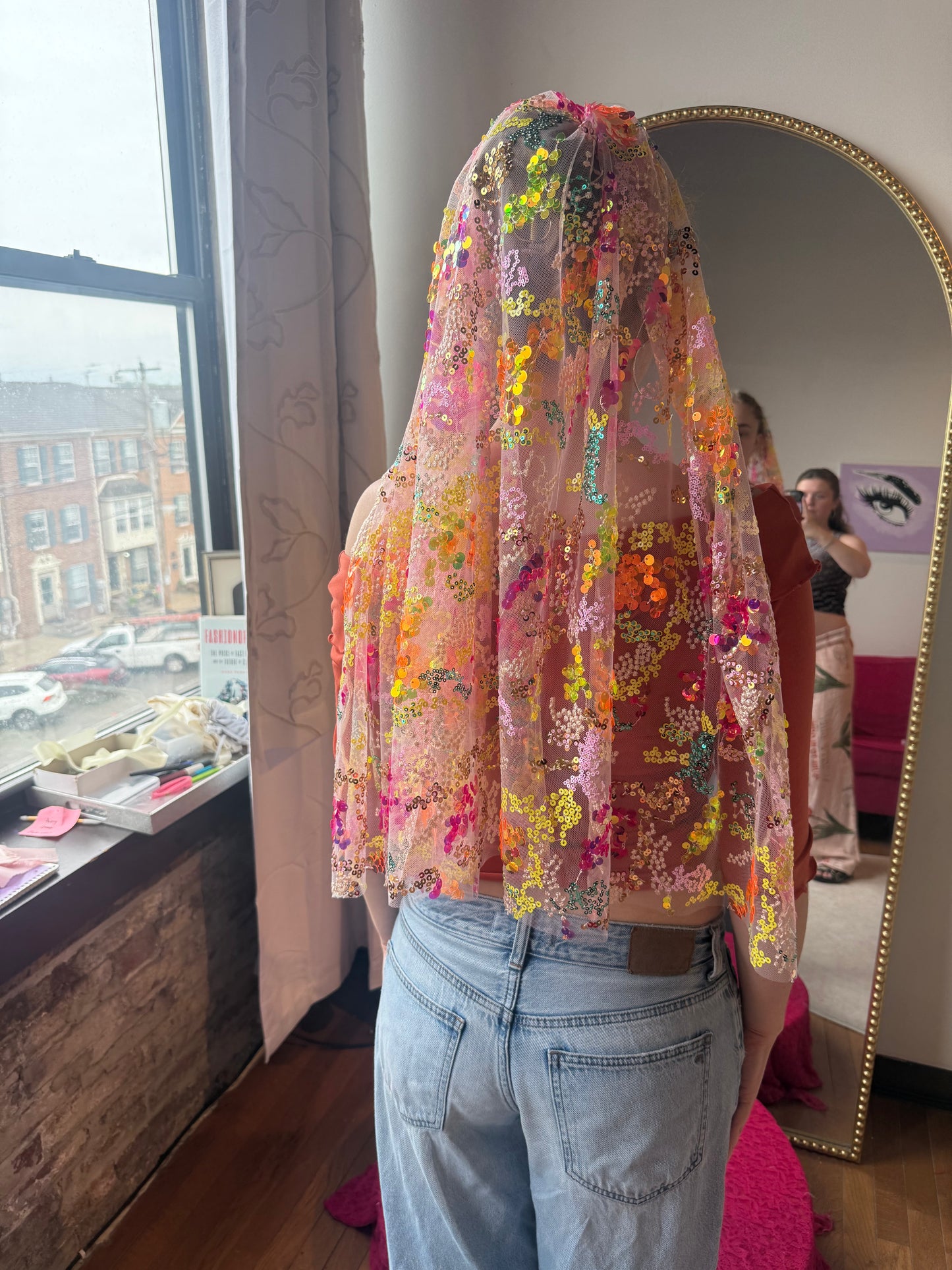 Ready to ship Lucky Star Veil Elbow Length