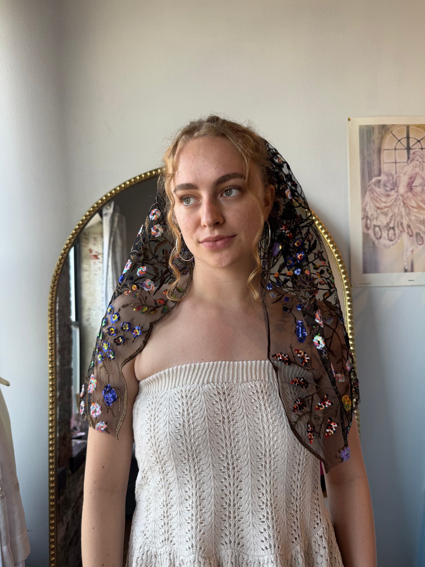 Secret Garden Veil Shoulder Length