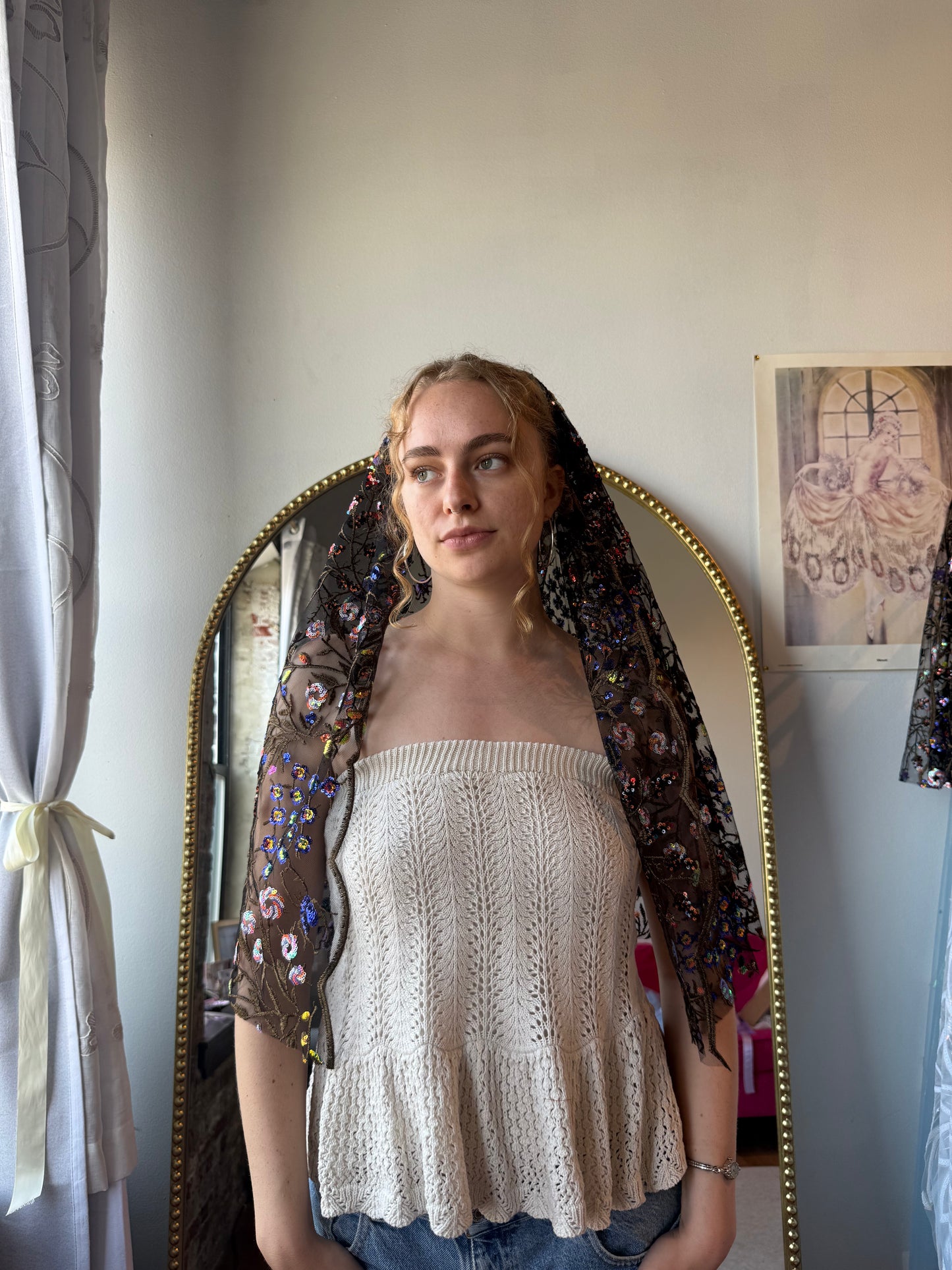Secret Garden Veil Elbow Length