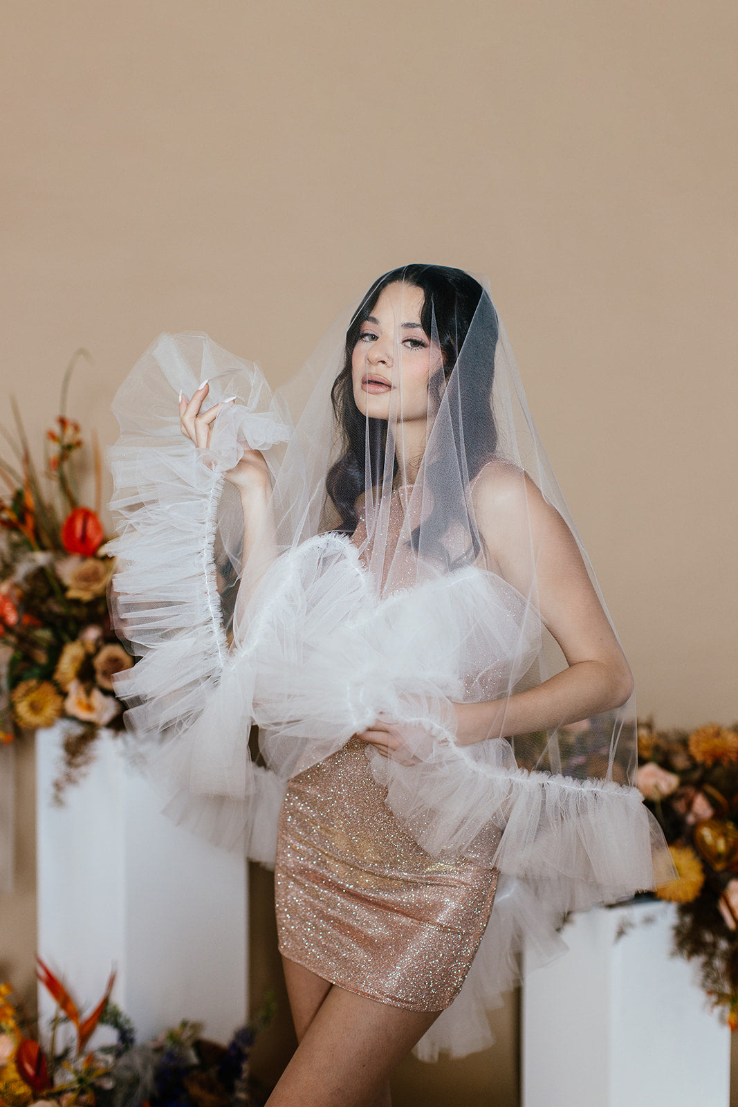 All Tulle Sweetheart Veill