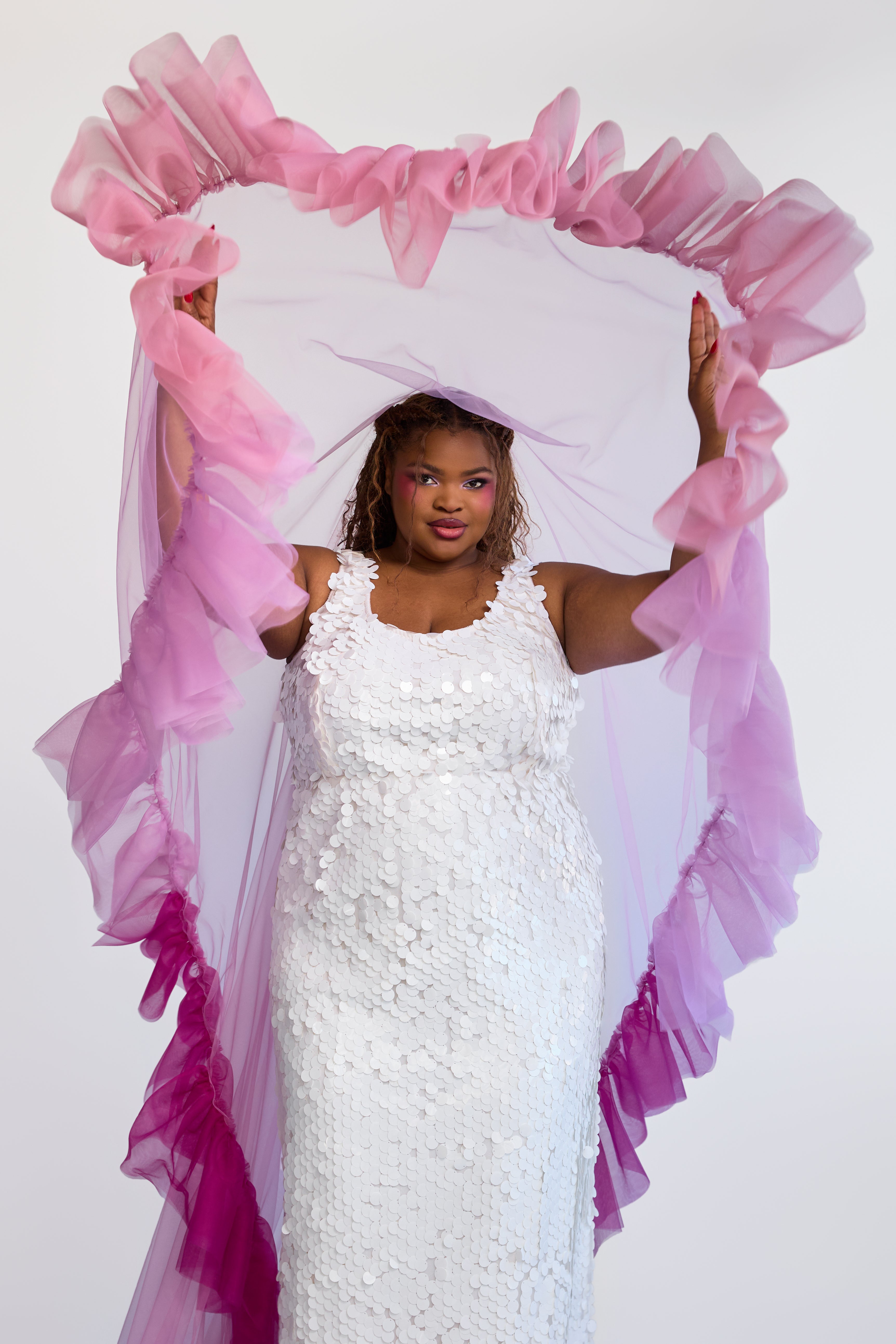 【新品】 NOTREémor tulle veil tops pink Heartthrob Veil – Madison Chamberlain