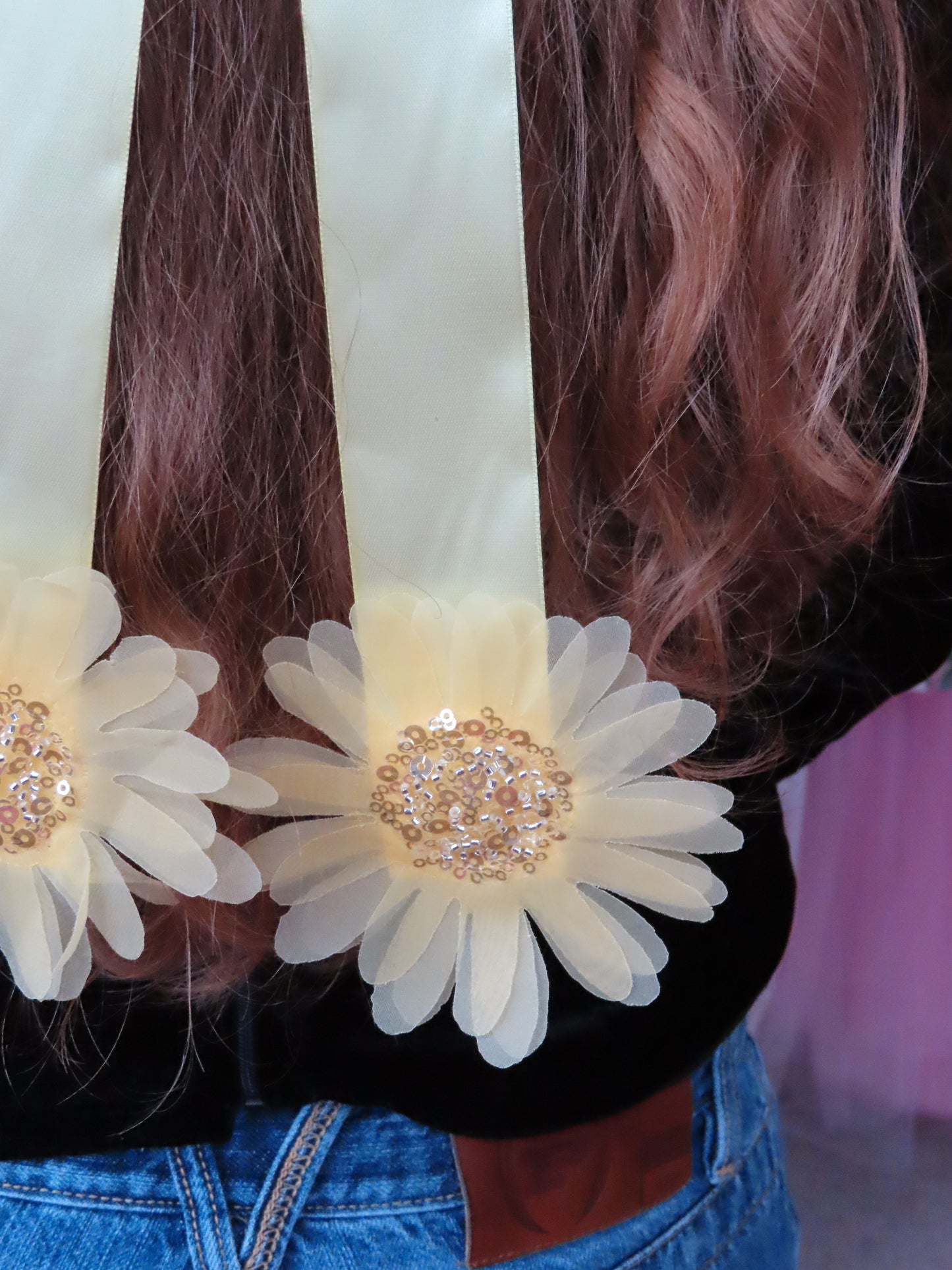 Yellow Flower Heart Halo