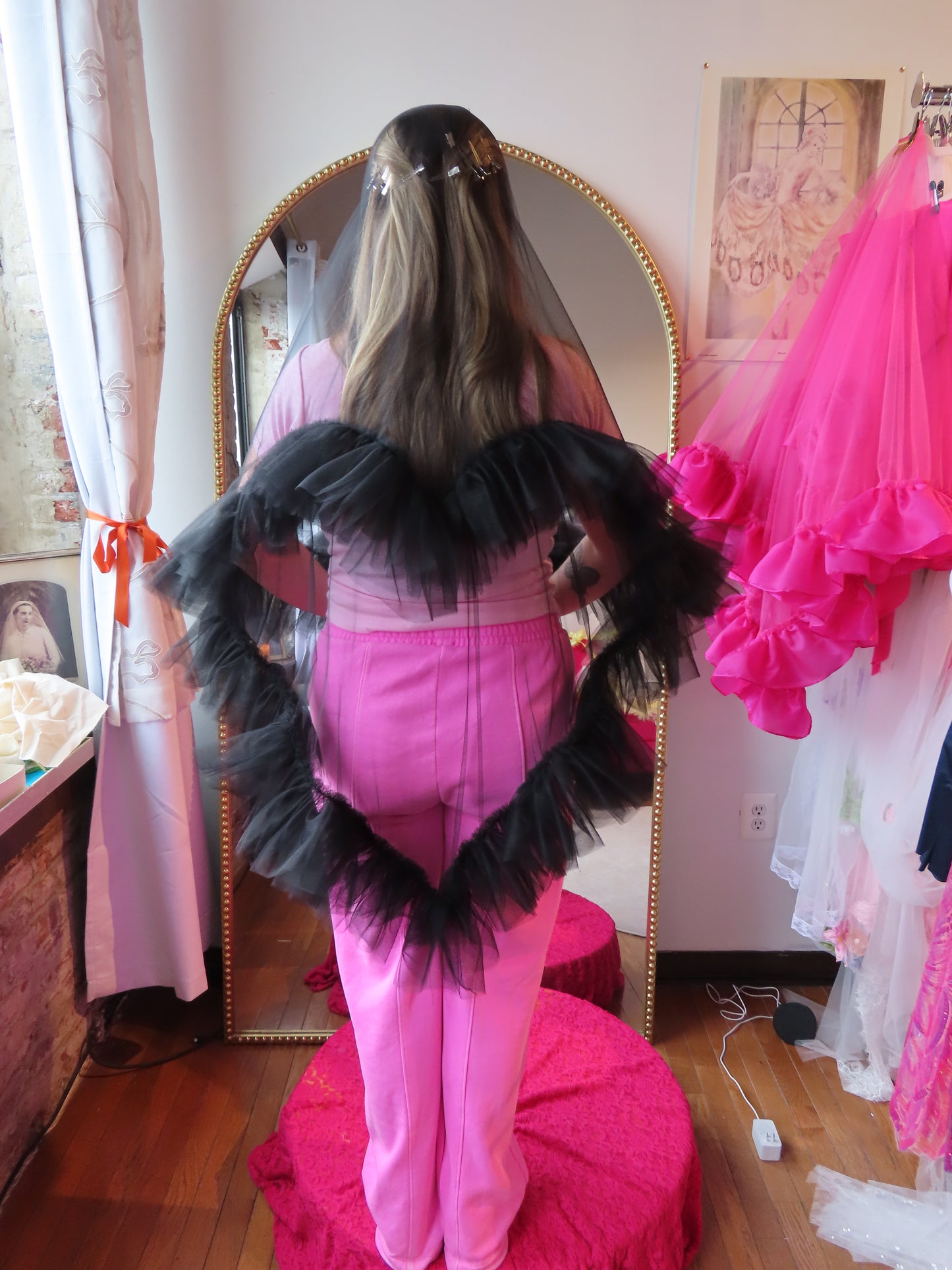 All Tulle Sweetheart Veill