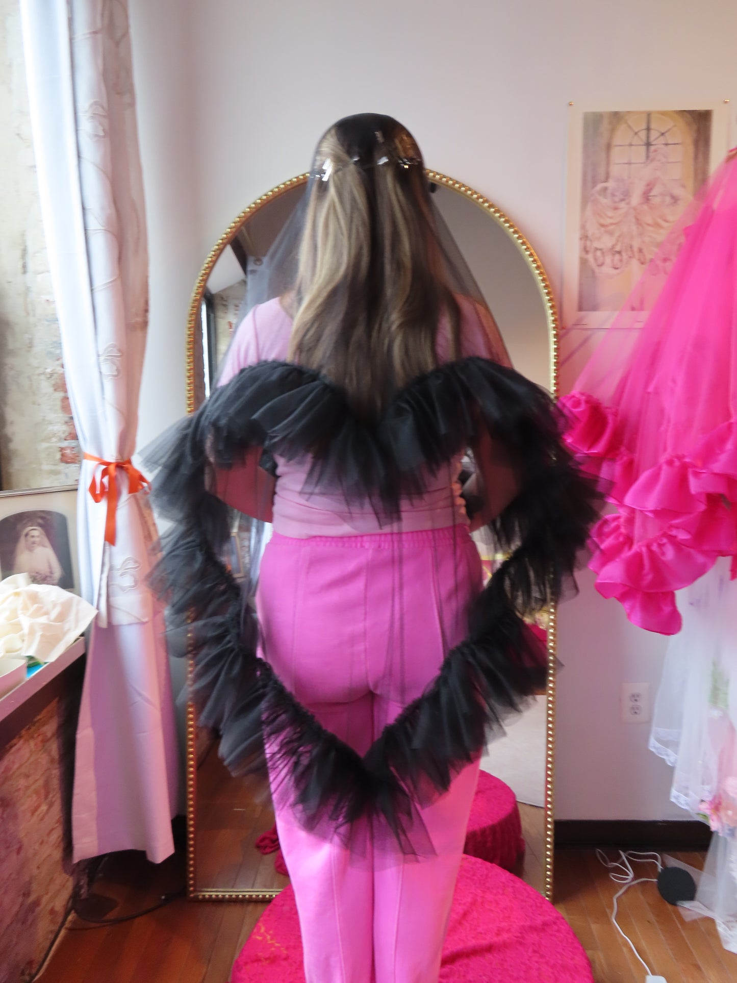 All Tulle Sweetheart Veill