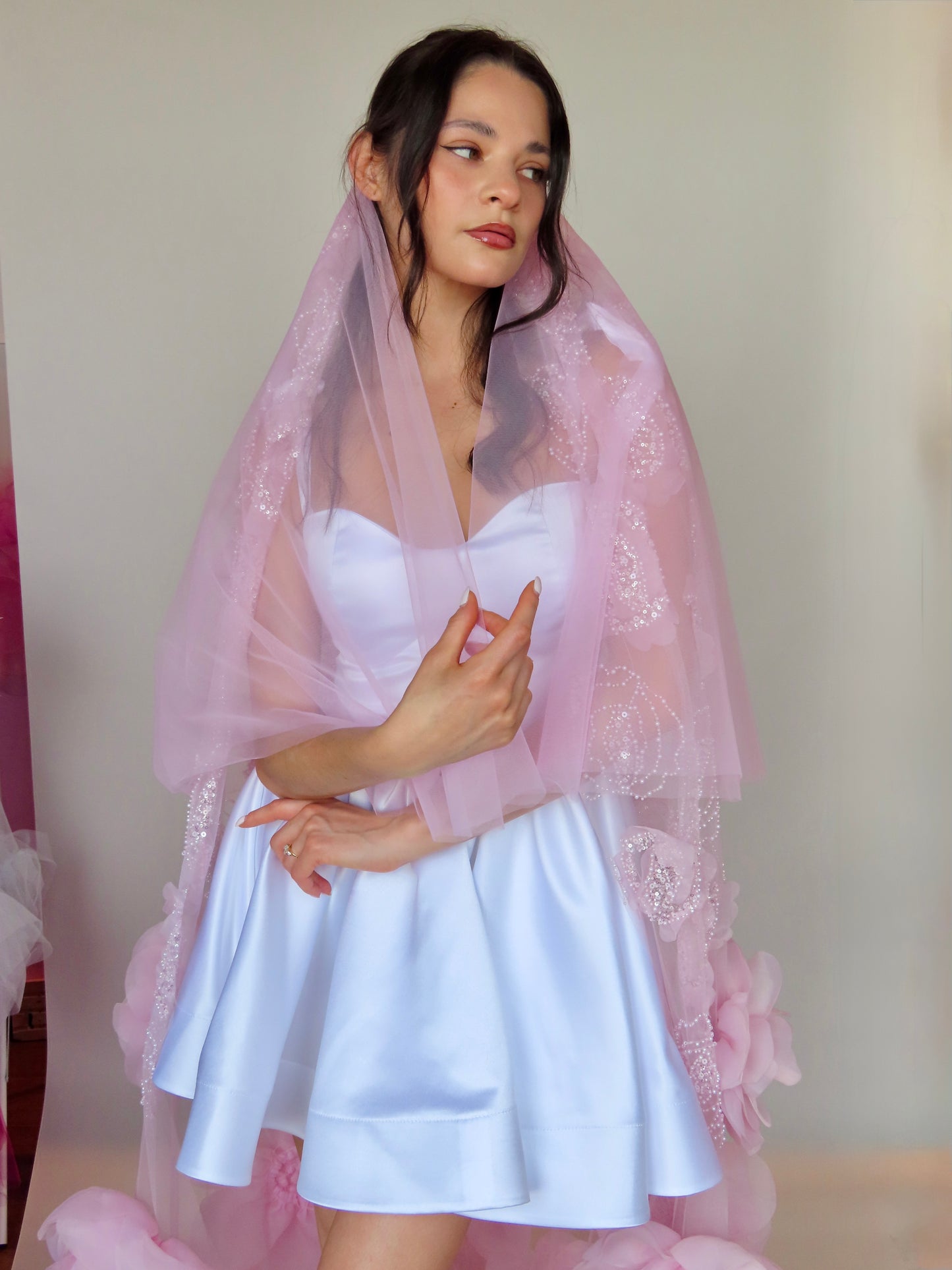 Blusher Veil