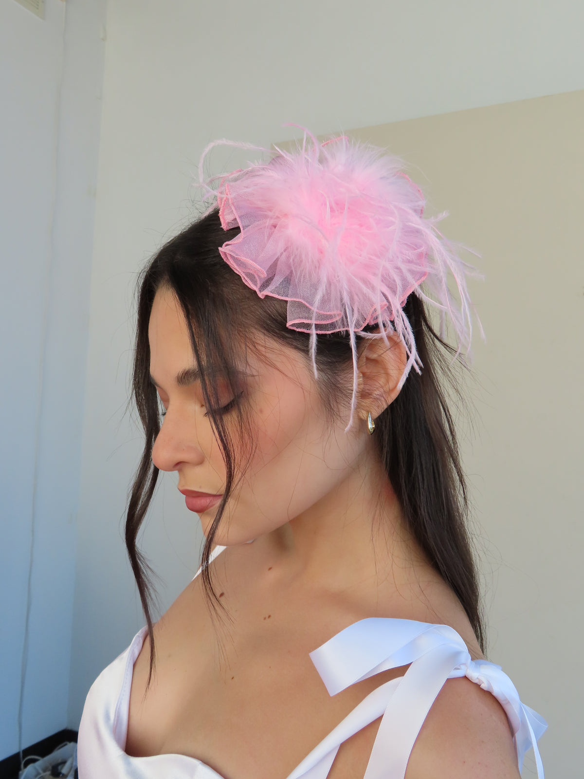 Feather Puff Fascinator