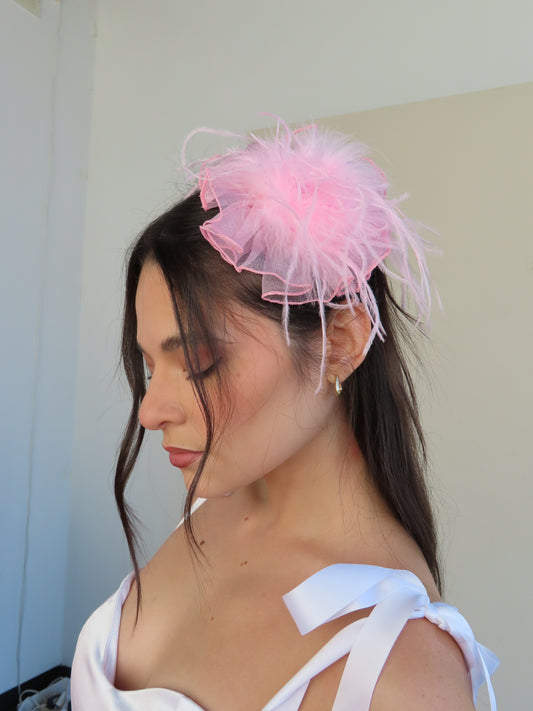 Feather Puff Fascinator
