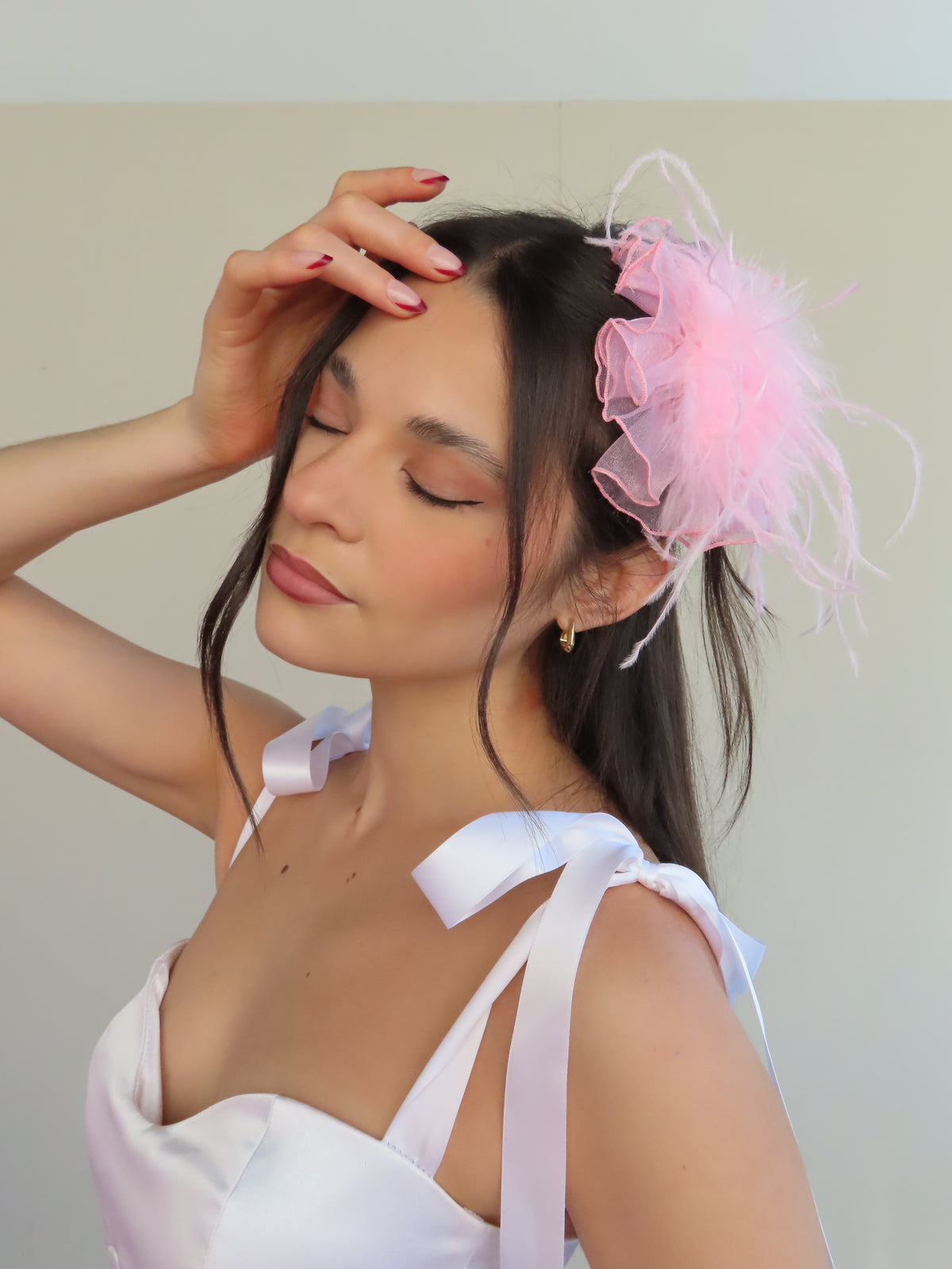 Feather Puff Fascinator
