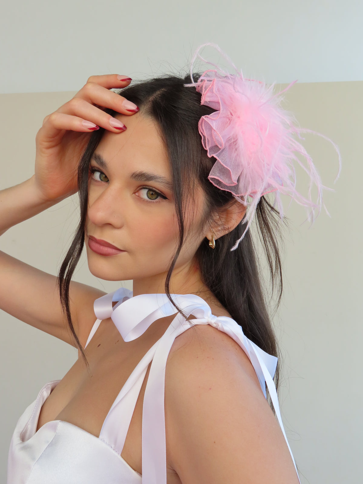 Feather Puff Fascinator