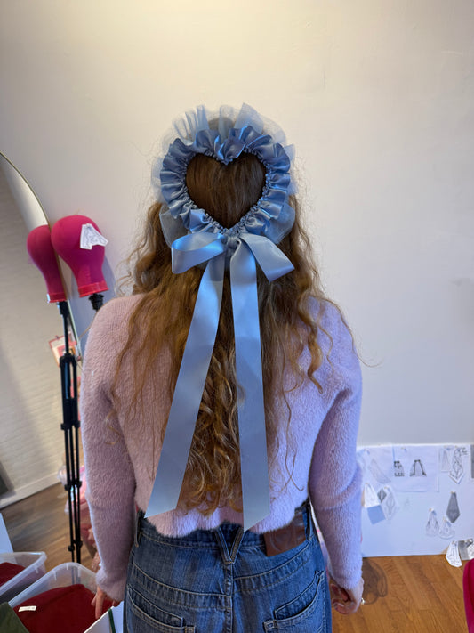 Powder Blue Heart Halo