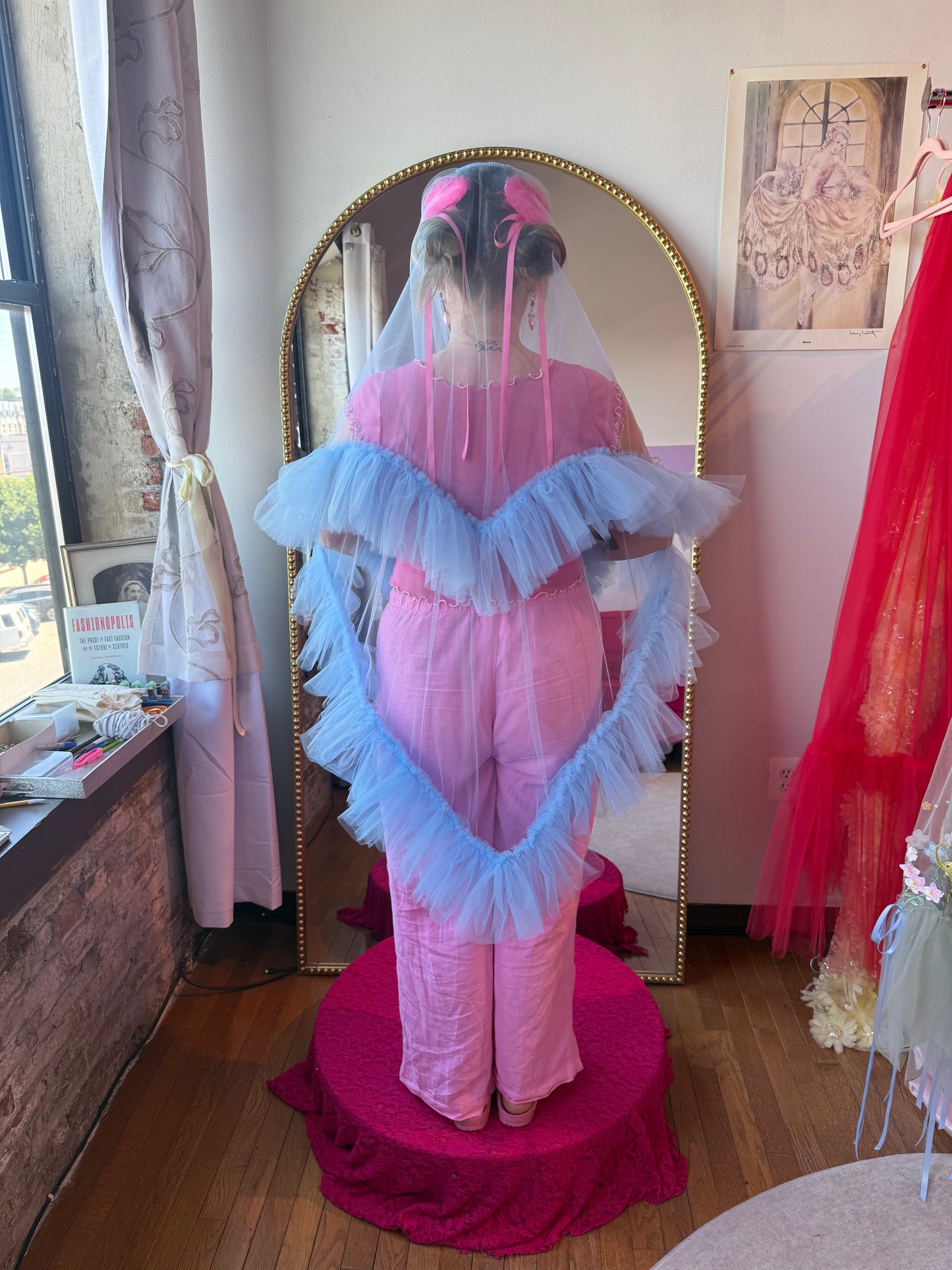 All Tulle Sweetheart Veil