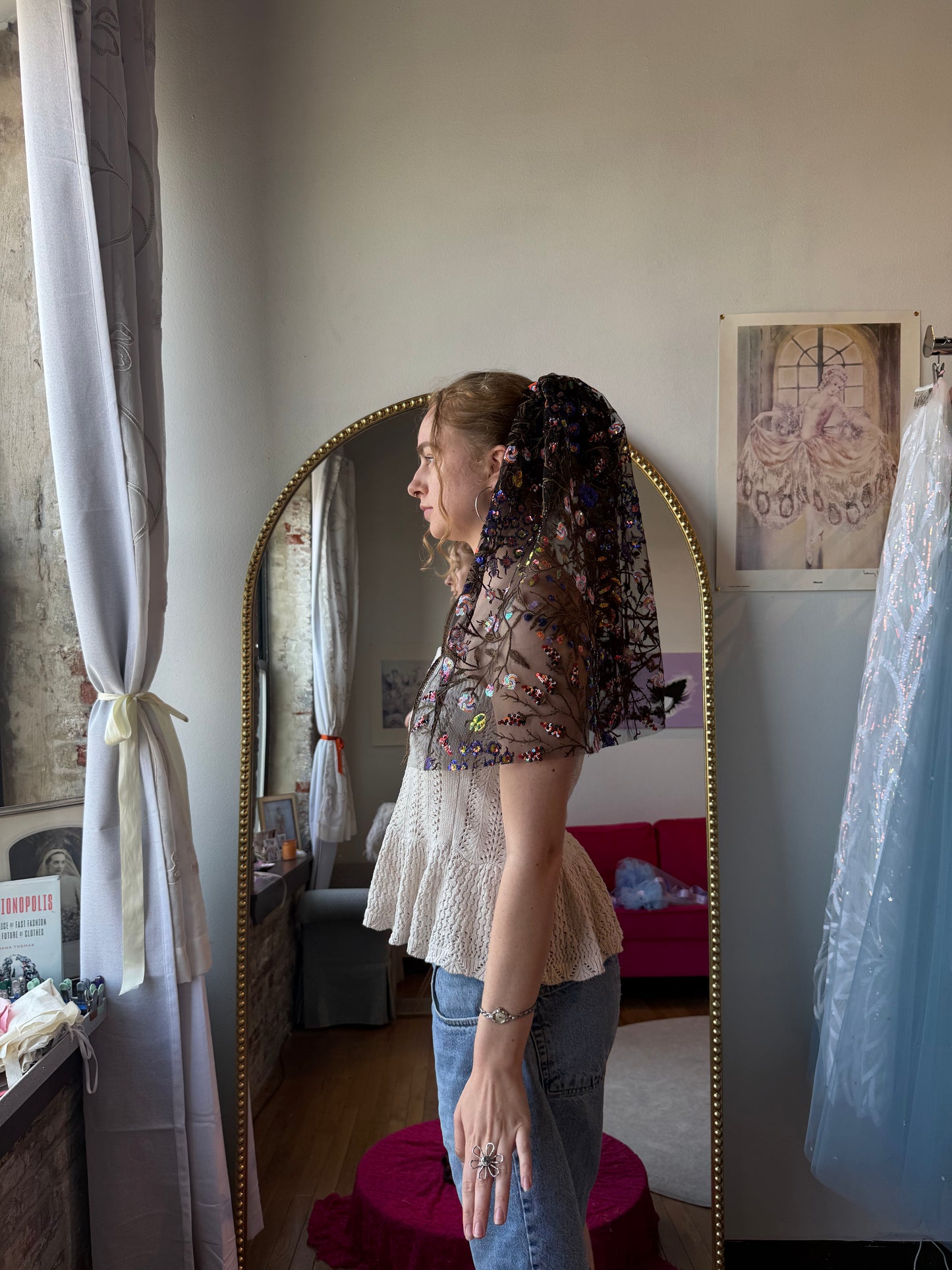 Secret Garden Veil Shoulder Length
