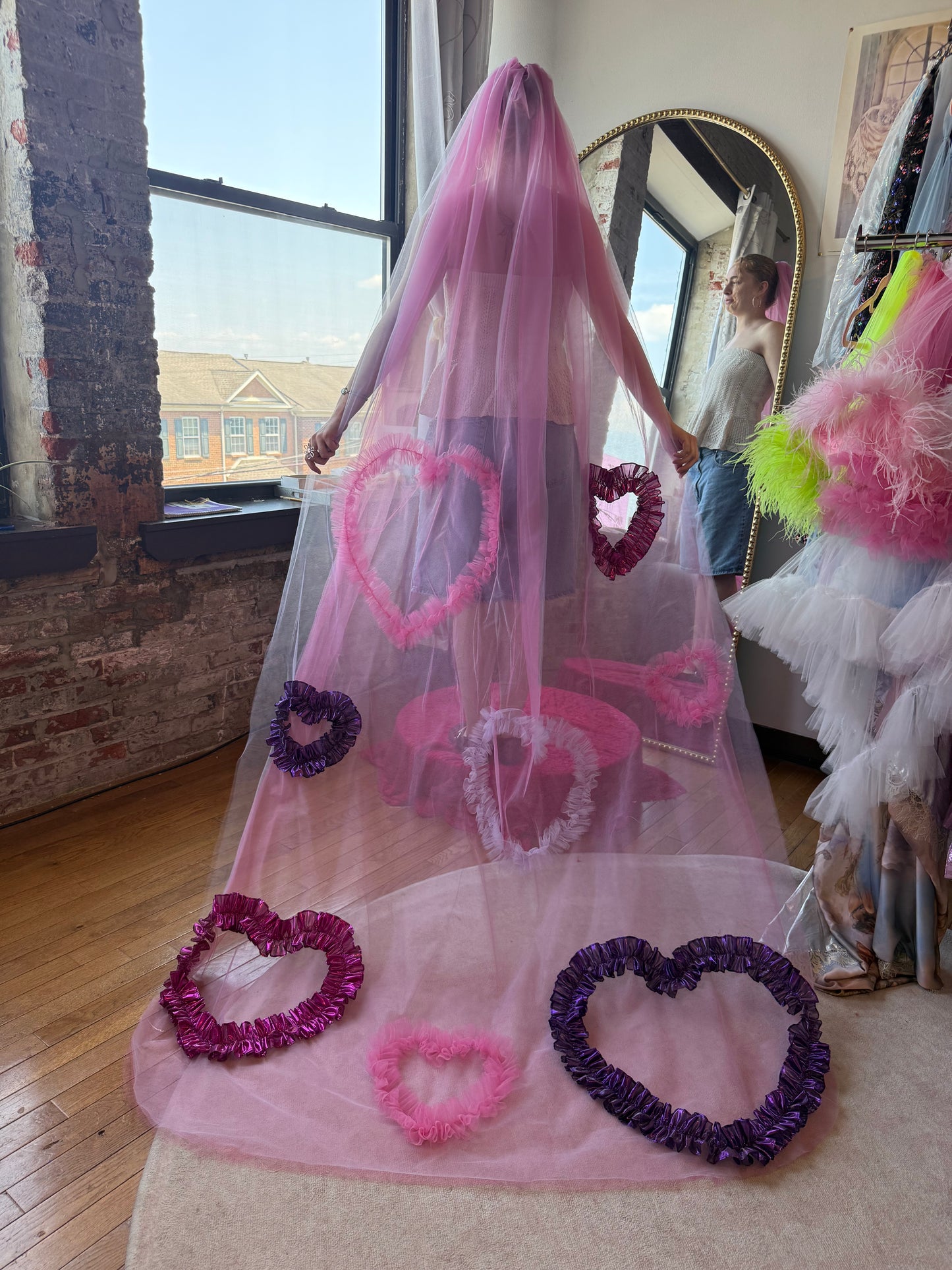 long heart veil