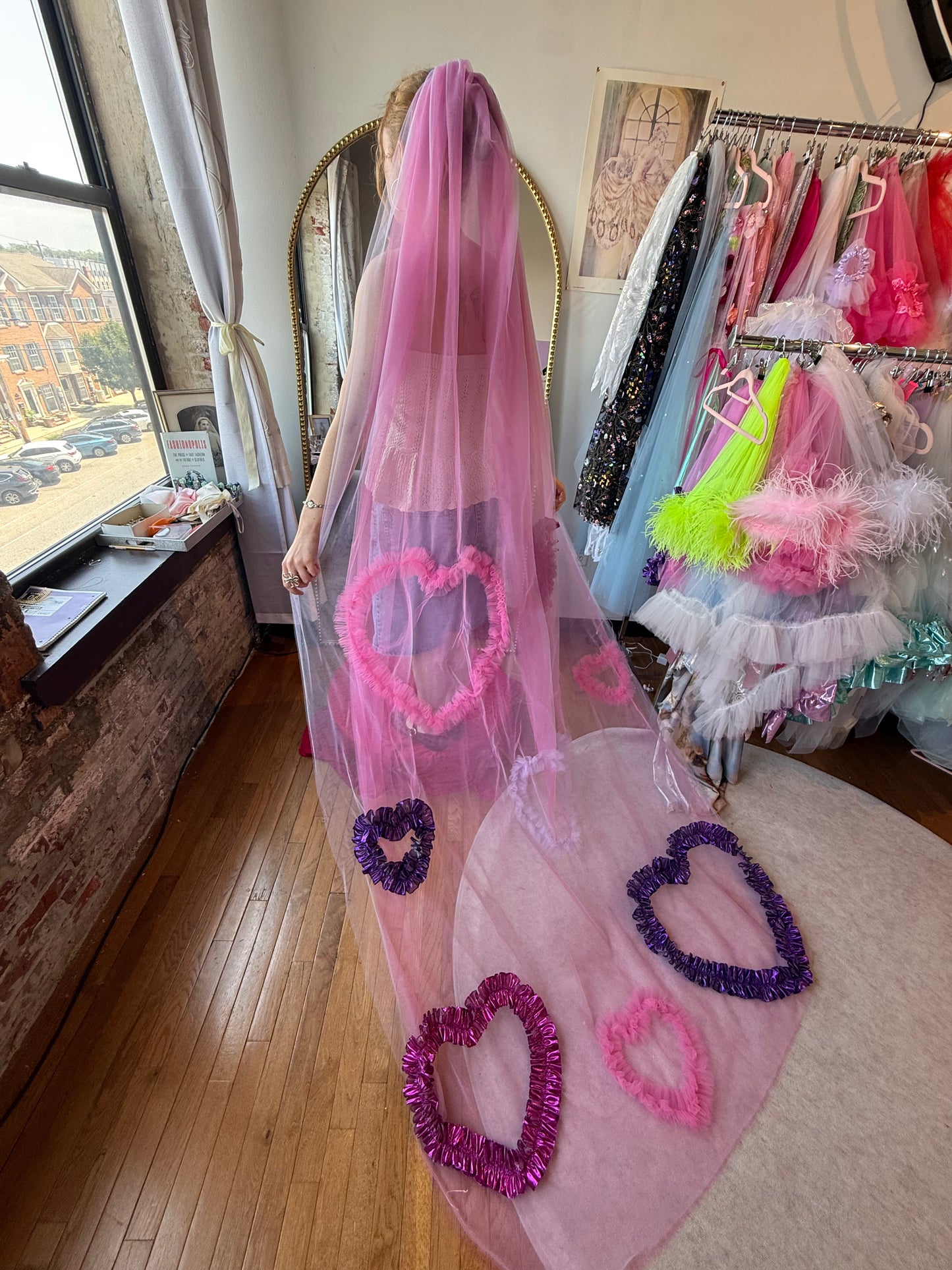 long heart veil