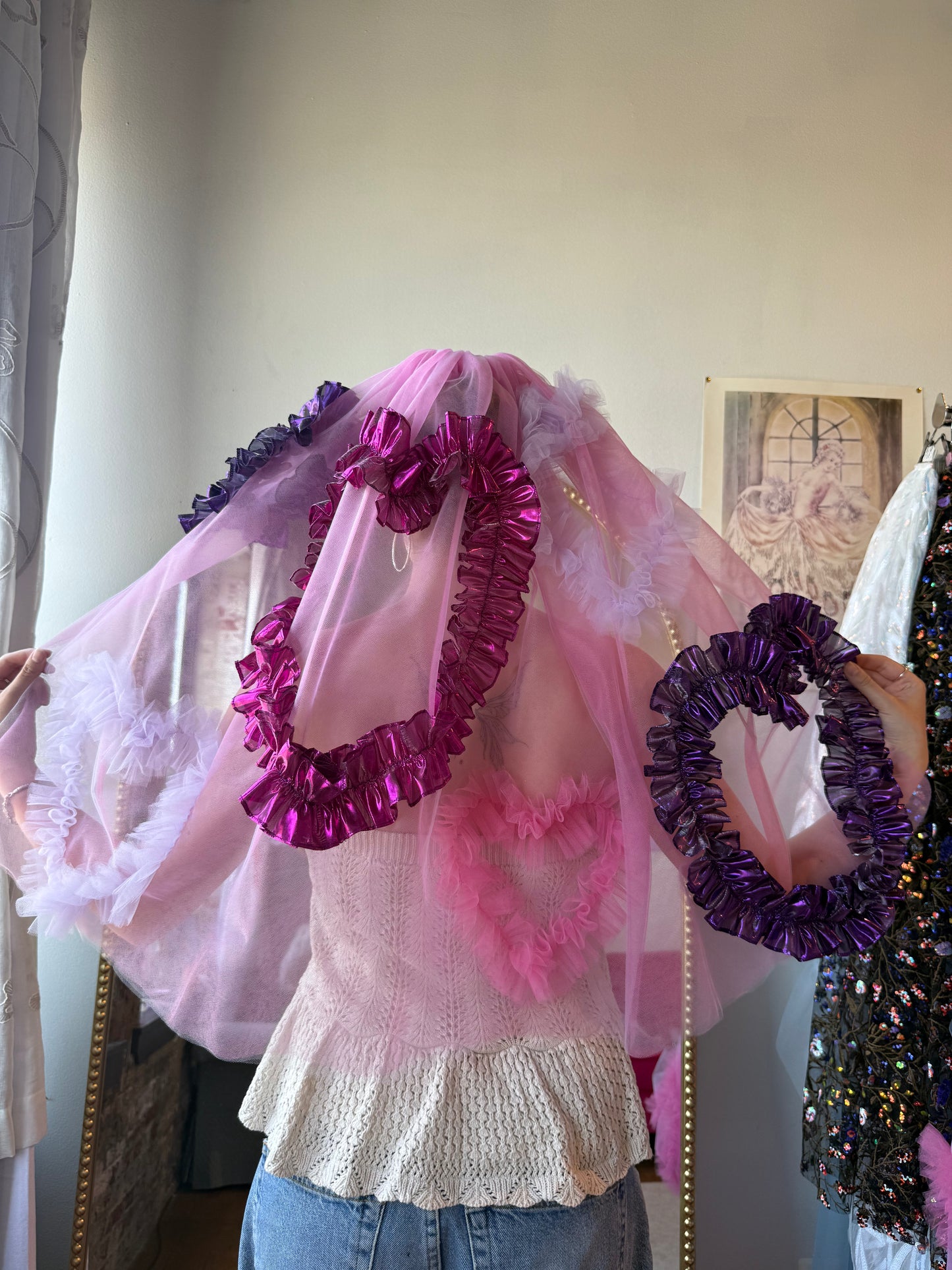 short heart veil