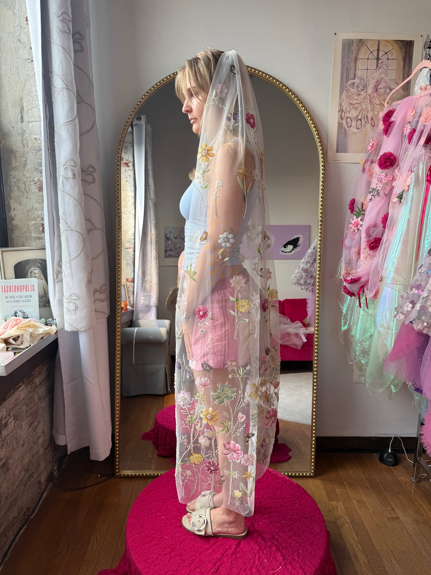 Springtime veil ballet length