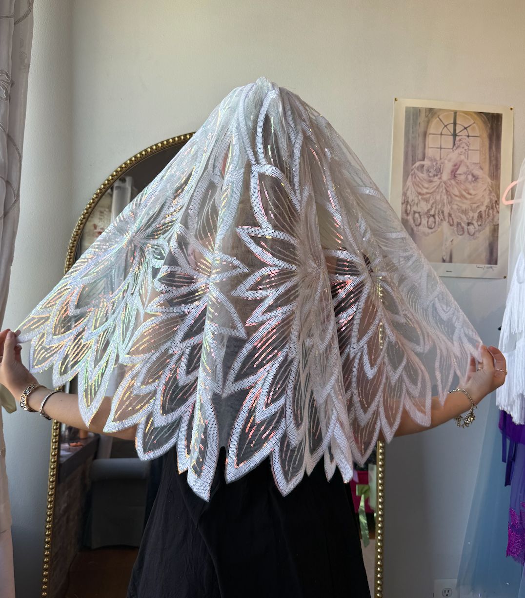 *Ready to ship* Pixie Dust Veil Elbow Length